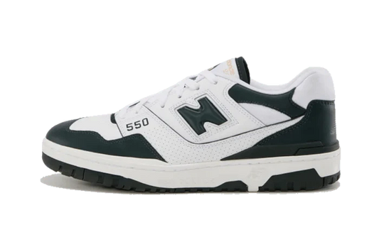 New Balance 550 White Dark Green