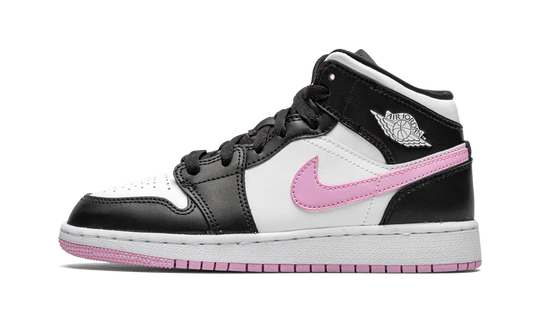 Jordan 1 Mid White Black Light Arctic Pink