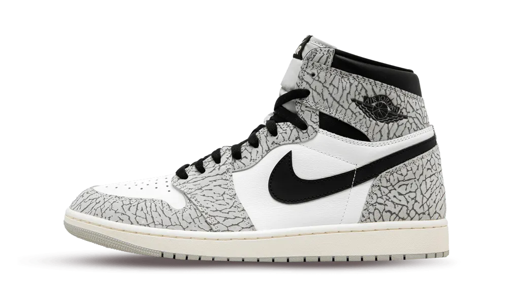 Jordan 1 Retro High OG White Cement