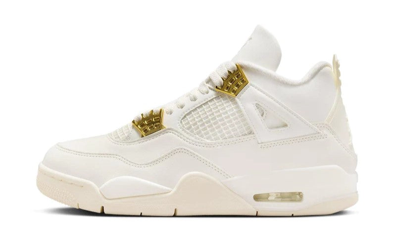 Air Jordan 4 Sail Metallic Gold