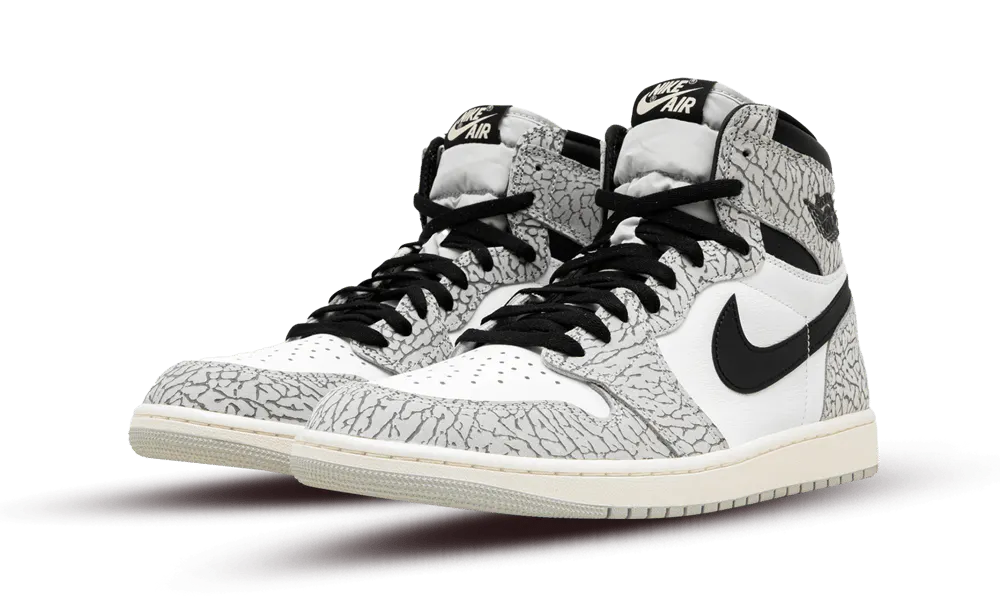 Jordan 1 Retro High OG White Cement