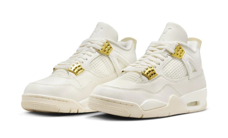 Air Jordan 4 Sail Metallic Gold