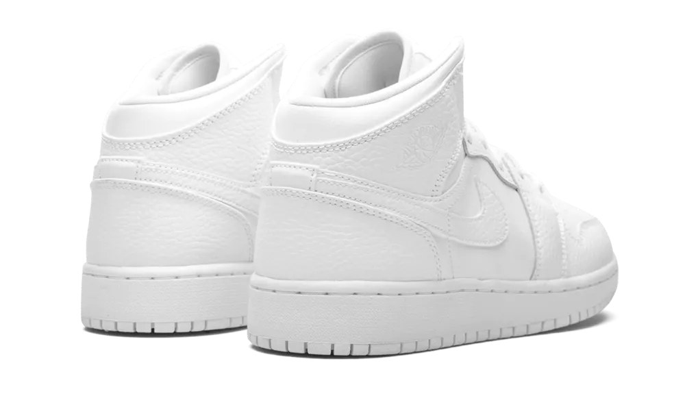 Air Jordan 1 Mid Triple White