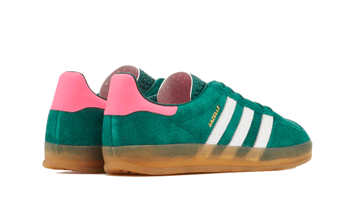 Adidas Gazelle Indoor Collegiate Green Lucid Pink