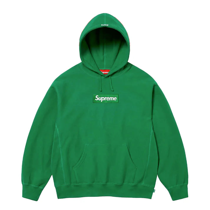 Supreme Hoodie Box Logo FW24 Green