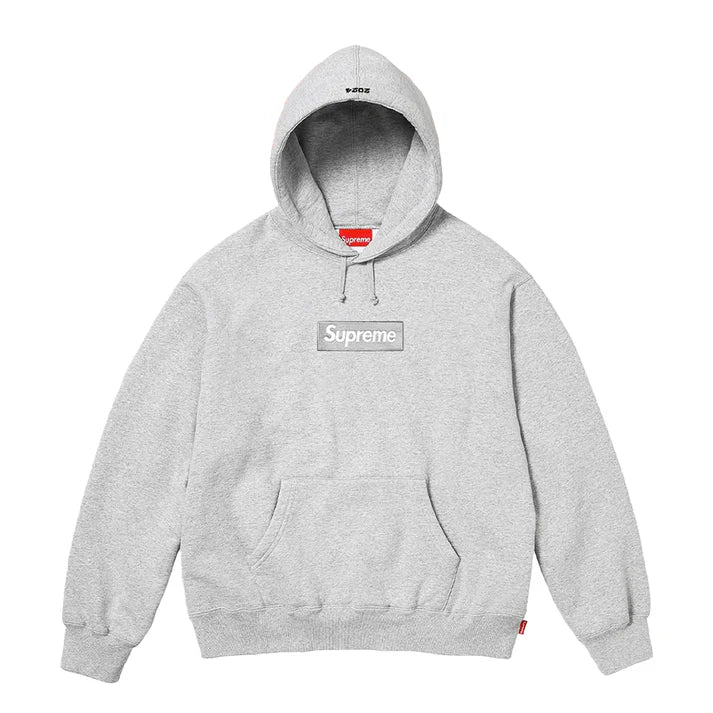 Supreme Hoodie Box Logo FW24 Grey