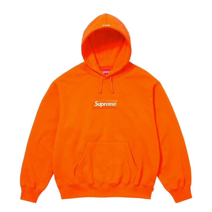 Supreme Hoodie Box Logo FW24 Orange